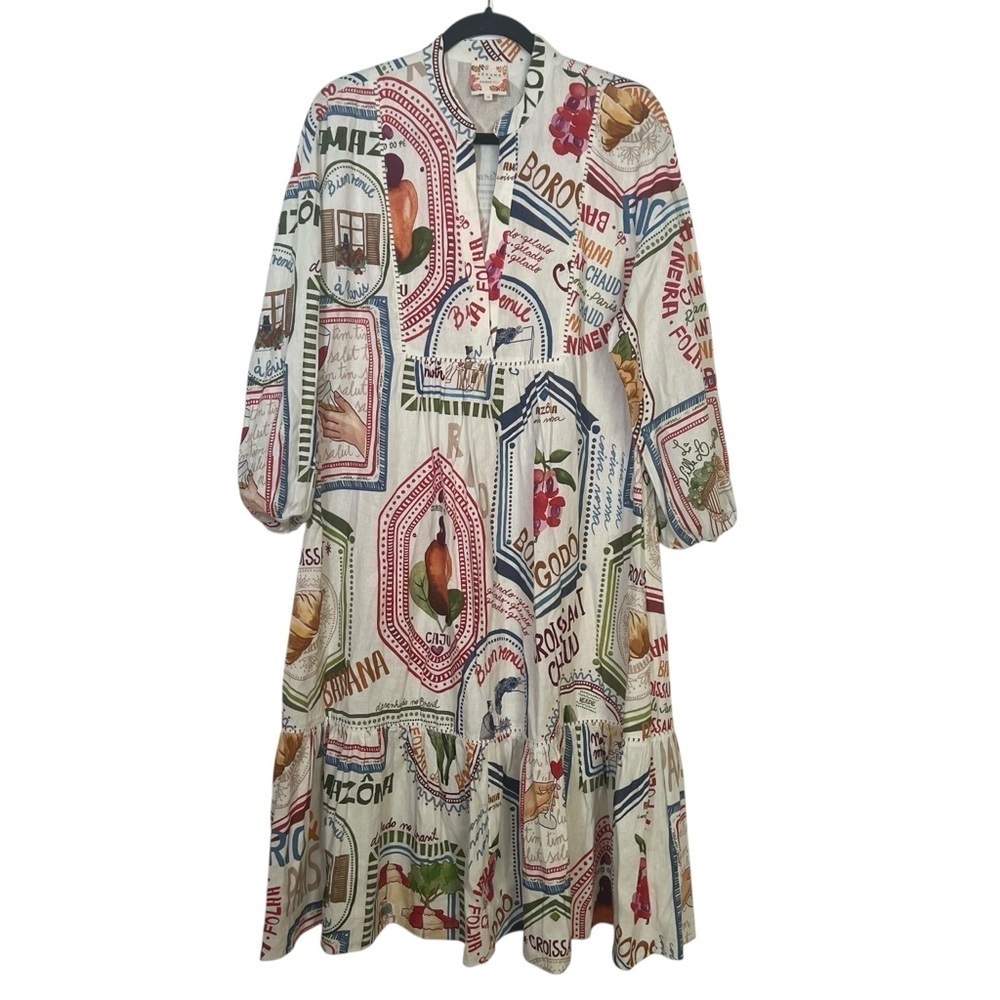 Sezane x Farm Rio Paris Amo Rio Boheme Dress Size FR 38 / US 6